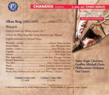 2CD/Coffret Philharmonia Orchestra: Wozzeck