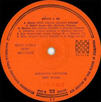 2LP Bergendy: Hétfő