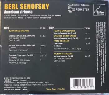 2CD Berl Senofsky: American Virtuoso
