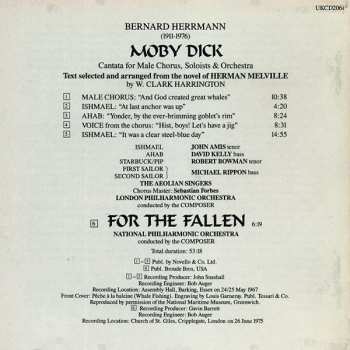 CD Bernard Herrmann: Moby Dick - Cantata / For The Fallen