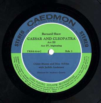 2LP/Coffret Max Adrian: Caesar And Cleopatra