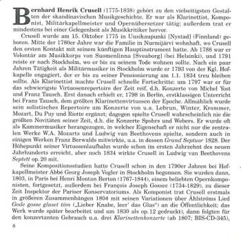 CD Bernhard Henrik Crusell: The Three Clarinet Quartets