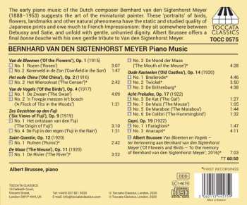 CD Bernhard van den Sigtenhorst Meyer: Piano Music