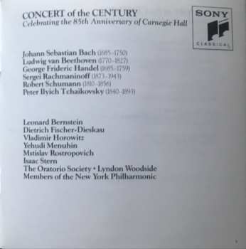 2CD/Coffret Dietrich Fischer-Dieskau: Concert Of The Century