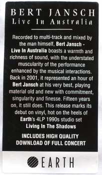 LP Bert Jansch: Live In Australia