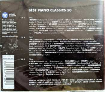3CD Various: Best Piano Classics 50