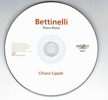 CD Bruno Bettinelli: Piano Music