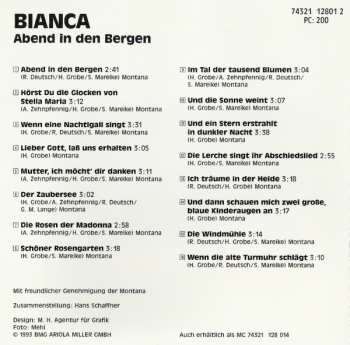 CD Bianca: Abend In Den Bergen