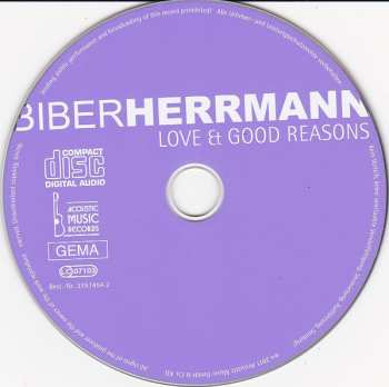 CD Biber Herrmann: Love & Good Reasons