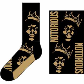 Merch Biggie Smalls: Chaussettes à la cheville Gold Crown