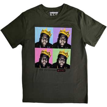 Merch Biggie Smalls: T-shirt Crown Pop Art