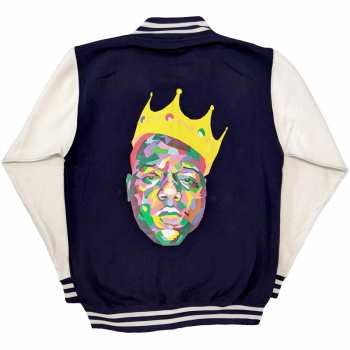 Marchandises Biggie Smalls: Biggie Smalls Unisex Varsity Jacket: Crown (back Print) (small) S