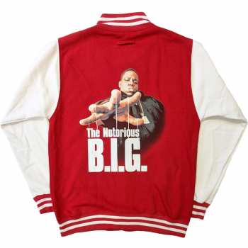 Marchandises Biggie Smalls: Biggie Smalls Unisex Varsity Jacket: Reachstrings (back Print) (small) S