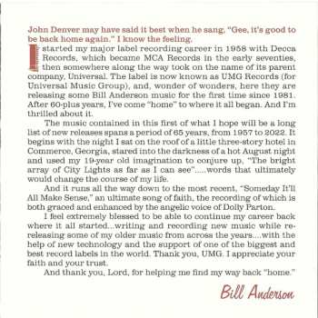 CD Bill Anderson: As Far As I Can See: The Best Of Bill Anderson