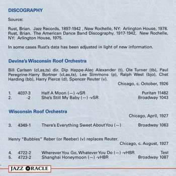 CD Bill Carlsen: Devine's Wisconsin Roof Orchestra 1926-1928, Bill Carlsen And His Orchestra 1929-1931
