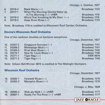 CD Bill Carlsen: Devine's Wisconsin Roof Orchestra 1926-1928, Bill Carlsen And His Orchestra 1929-1931