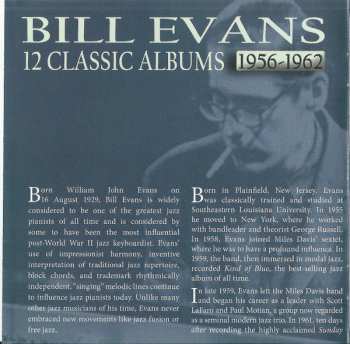 6CD/Coffret Bill Evans: 12 Classic Albums 1956-1962