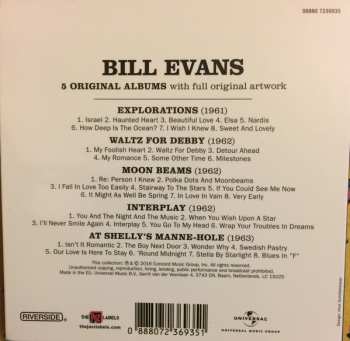 5CD/Coffret Bill Evans: 5 Original Albums