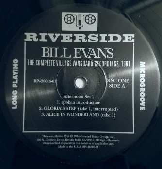 4LP/Coffret Bill Evans: The Complete Village Vanguard Recordings, 1961