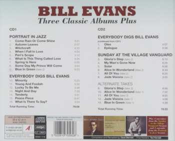 2CD Bill Evans: Three Classic Albums Plus