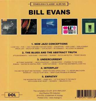 5CD/Coffret Bill Evans: Timeless Classic Albums -  Jazz Conceptions