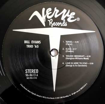 LP The Bill Evans Trio: Trio '65