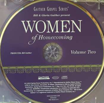 CD Bill & Gloria Gaither With Their Homecoming Friends: Women Of Homecoming Volume Two
