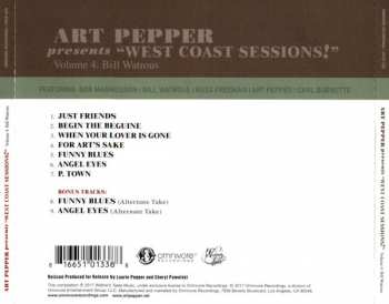 CD Bill Watrous Quintet: Art Pepper Presents “West Coast Sessions!” Volume 4: Bill Watrous