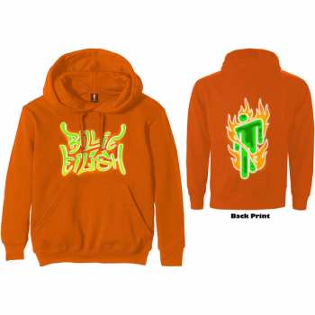 Marchandises Billie Eilish: Mikina Airbrush Flames Blohsh  M