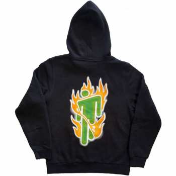 Marchandises Billie Eilish: Mikina Airbrush Flames Blohsh  L