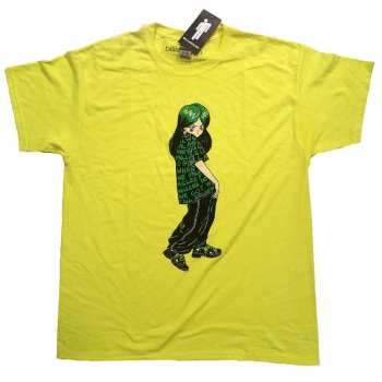 Merch Billie Eilish: T-shirt Anime Billie 