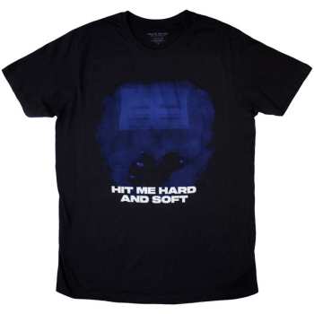 Marchandises Billie Eilish: Billie Eilish Unisex T-shirt: Hit Me Hard And Soft Blue Lines (small) S