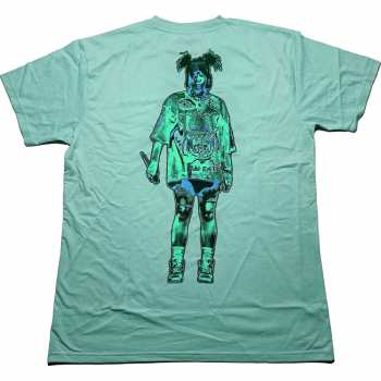 Marchandises Billie Eilish: Billie Eilish Unisex T-shirt: Neon Logo Billie (back Print) (small) S