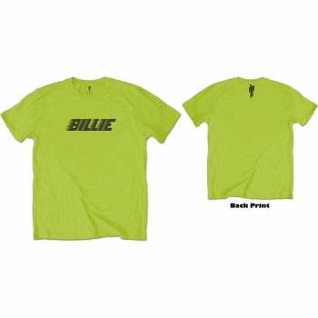Marchandises Billie Eilish: Tričko Racer Logo Billie Eilish & Blohsh  S