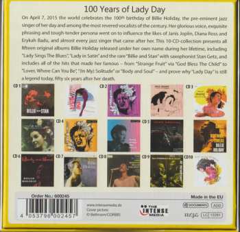 10CD/Coffret Billie Holiday: 100 Years Of Lady Day