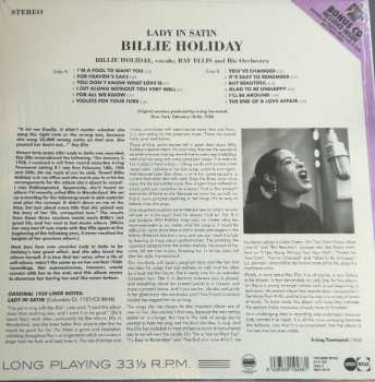 LP/CD Billie Holiday: Lady In Satin
