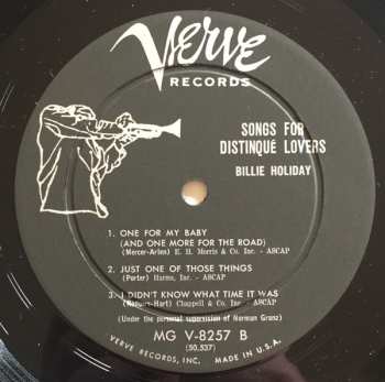 CD Billie Holiday: Songs For Distingue Lovers - Uhqcd