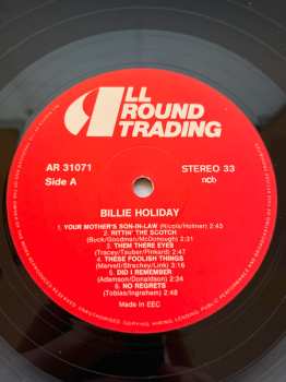 3LP/Coffret Billie Holiday: The Lady Sings The Blues