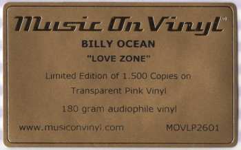 LP Billy Ocean: Love Zone LTD | NUM | CLR