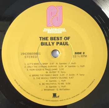 LP Billy Paul: The Best Of Billy Paul
