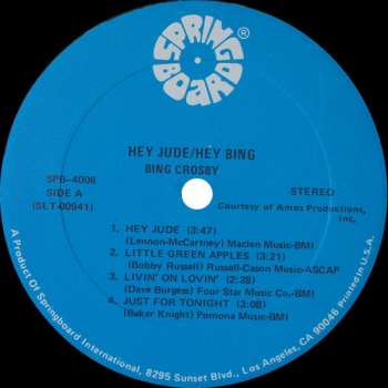 LP Bing Crosby: Hey Jude / Hey Bing!