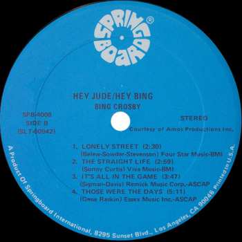 LP Bing Crosby: Hey Jude / Hey Bing!