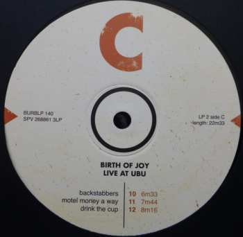3LP Birth Of Joy: Live At Ubu CLR
