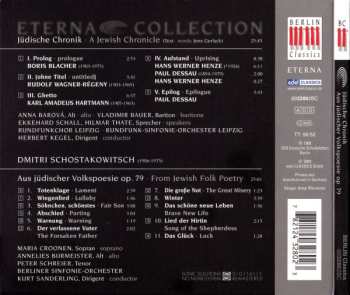 CD Dmitri Shostakovich: Jüdische Chronik / Aus Jüdischer Volkspoesie