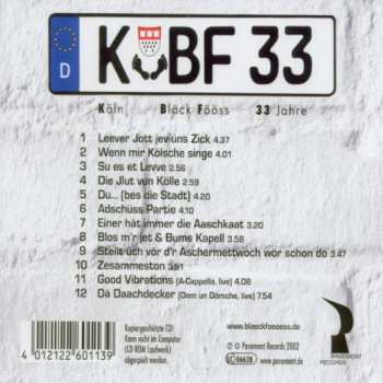 CD Bläck Fööss: K-BF 33