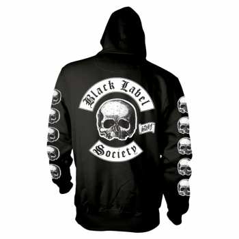 Marchandises Black Label Society: Mikina S Kapucí Logo Black Label Society S