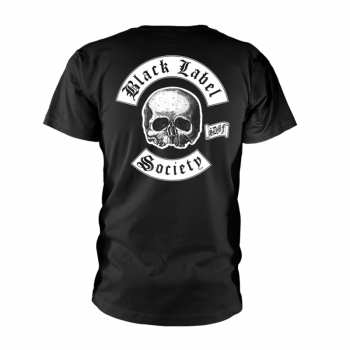 Marchandises Black Label Society: Tričko Skull Logo Black Label Society Pocket (black) S