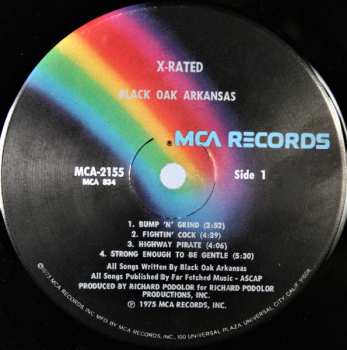 LP Black Oak Arkansas: X-Rated