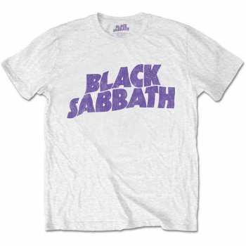 Merch Black Sabbath: T-shirt pour enfants Wavy Logo Black Sabbath 