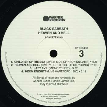 2LP Black Sabbath: Heaven And Hell DLX | LTD